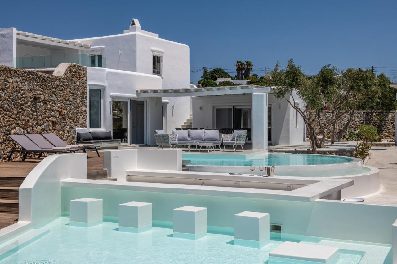 In Mykonos - 6 Bedroom - 1km From - Infinity Pool - Sunset View Villa *