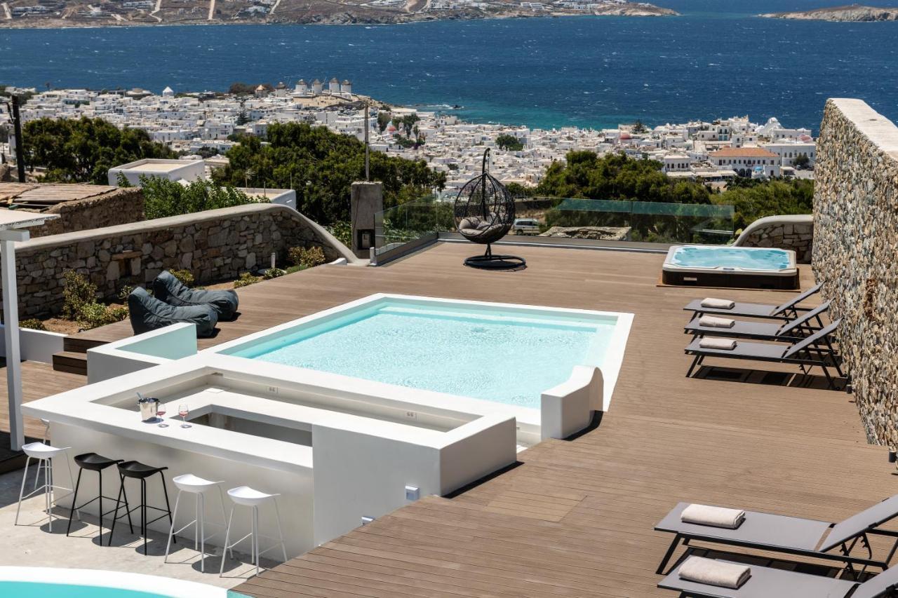 In Mykonos - 6 Bedroom - 1km From - Infinity Pool - Sunset View Villa Mykonos Town