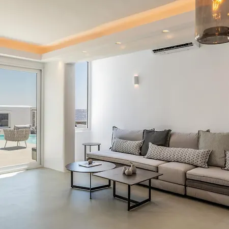 Villa In Mykonos - 6 Bedroom - 1Km From Mykonos Town - Infinity Pool - Sunset View Экстерьер фото