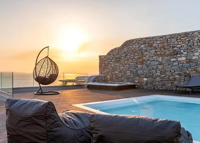 Villa In Mykonos - 6 Bedroom - 1Km From Mykonos Town - Infinity Pool - Sunset View