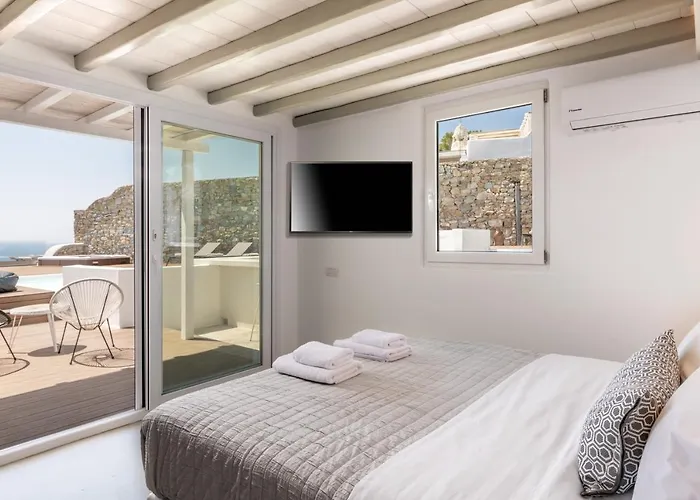 Villa In Mykonos - 6 Bedroom - 1Km From Mykonos Town - Infinity Pool - Sunset View