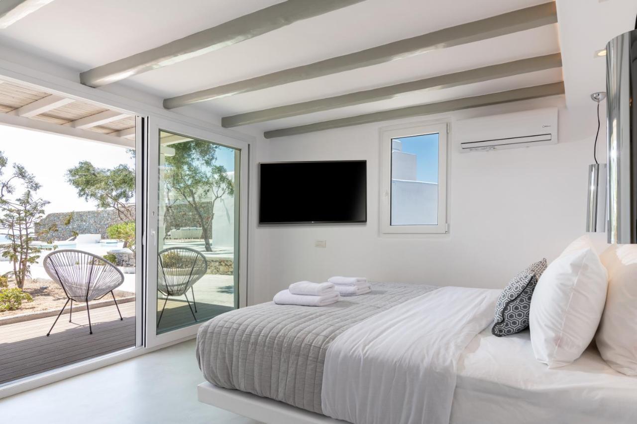 In Mykonos - 6 Bedroom - 1km From - Infinity Pool - Sunset View Villa *
